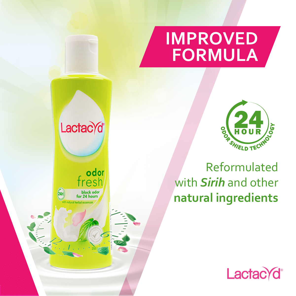 Improved Formula - Reformulated with Sirih and other natural ingredients